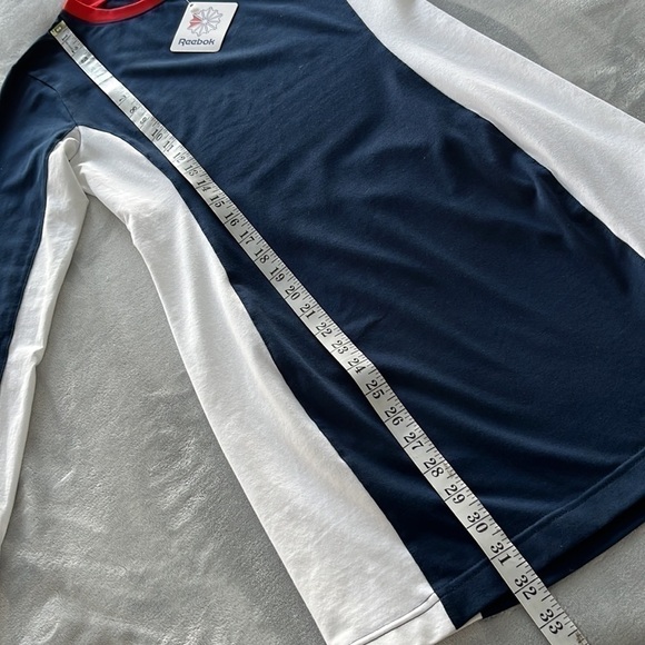 NWT Reebok Rugby Dress Colour-Block Athletic Dress Long Sleeves - Picture 5 of 15